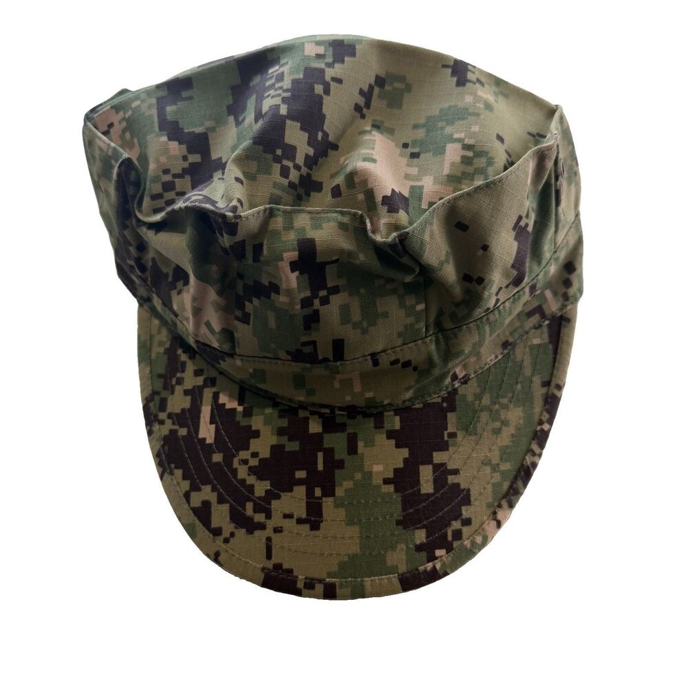 TROOPER NWU Type III Cap AOR2 Camo 8 Point Fitted Cover Size 7 NWT 7192